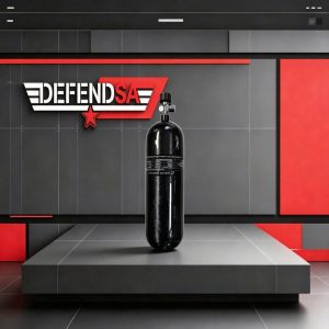 Carbon Fibre Hoop Wrapped Cylinder, 6.8L 300 BAR (Filled & Tested)