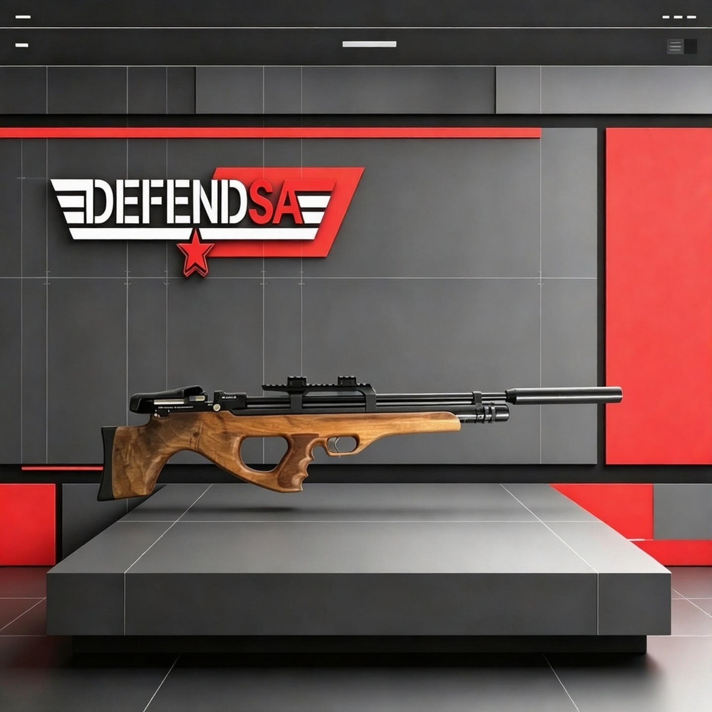 Kral Puncher Canas 5.5mm Bullpup PCP Air Rifle, Walnut 5.5mm