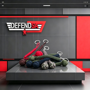 Self defense Rope ball / Monkey Fist Ball / Biker keychain