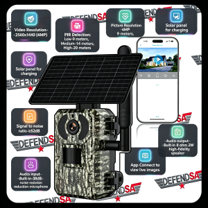 Trail Cam H10 4G With Solar Charge (app connect for live view)