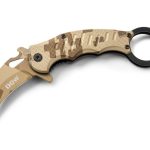 DOW K2292 Digi Camo folding karambit pocket knife