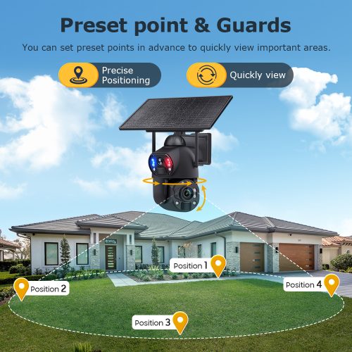 Steel Body Solar Battery Camera 36x Zoom 4G or WIFI -10W Panel - Image 11