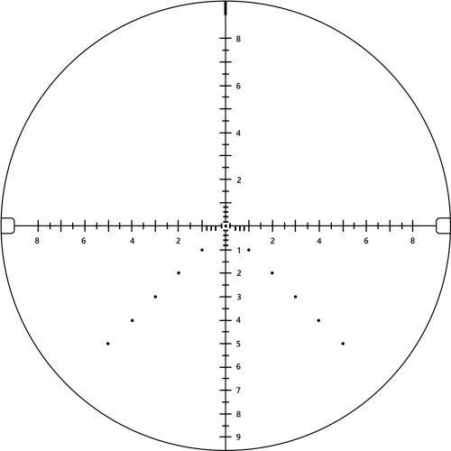 Spina FalconPoint 4.5-27×50 FFP – 30mm Tube, MOA Reticle, Illuminated Reticle - Image 4