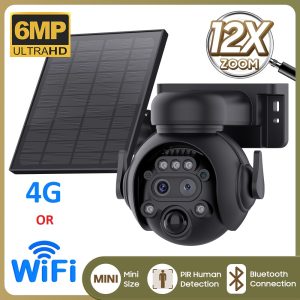 Solar Battery Camera 12 Zoom Wifi or 4G