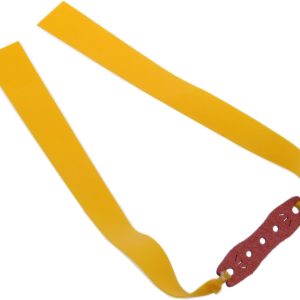 Small Yellow Flat Replacement Slingshot Rubber