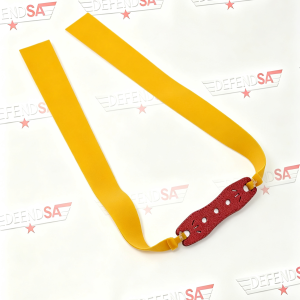 Small Yellow Flat Replacement Slingshot Rubber