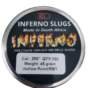 Inferno Slugs 6.35mm / .25 cal 45gr HP/RBT (100pcs)